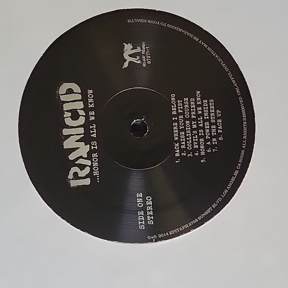 2014 Rancid ...Honor Is All We Know - Picture 4 of 8